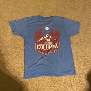Blue Columbia shirt